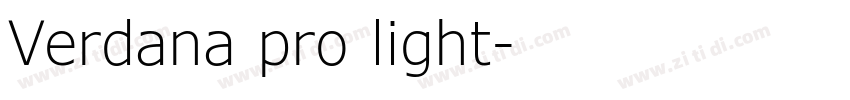 Verdana pro light字体转换 Verdana pro light字体转换